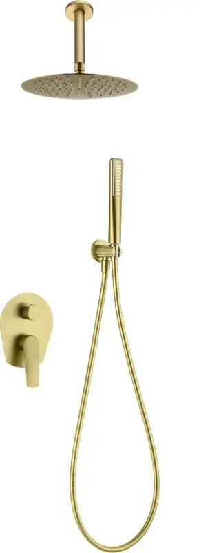Set doccia incasso monocomando Paros Oro spazzolato GPP057/OC Imex Korting