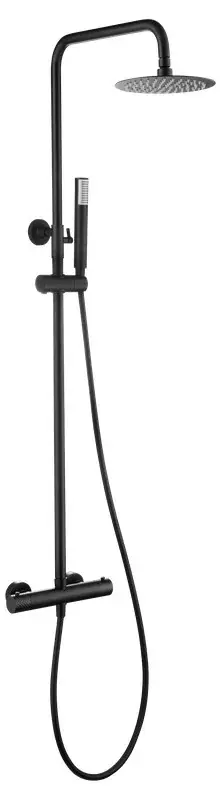 Betrouwbaar Colonna doccia termostatica Genoa Nero opaco BTG053/NG Imex