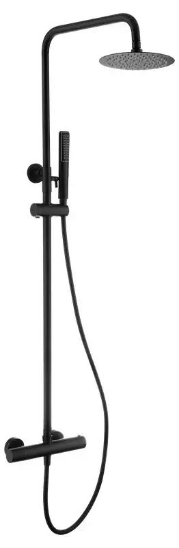 Colonna doccia termostatica Naples Nero opaco BTN047/NG Imex Weekendaanbieding