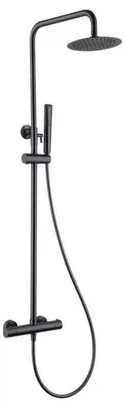 Barra doccia termostatica in metallo nero canna di fucile Naples BTN047/BGM Imex Hete Deal