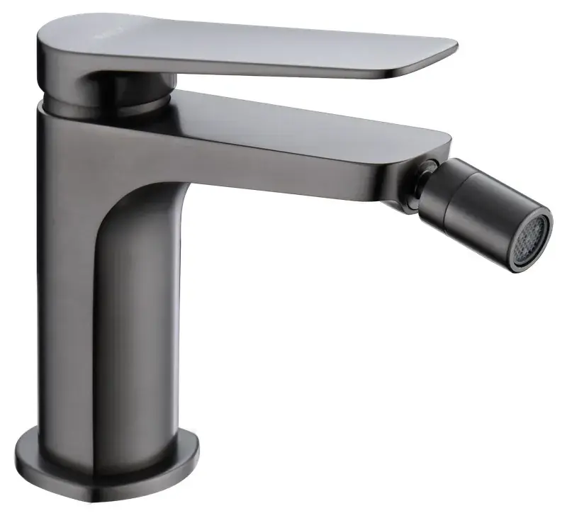 Gecertificeerd Rubinetto bidet monocomando Naples Nero canna di fucile BDN047-2BGM Imex