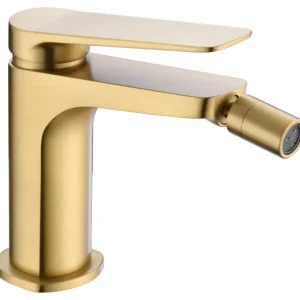 Koop Online Miscelatore monocomando bidet Naples Oro spazzolato BDN047-2OC Imex