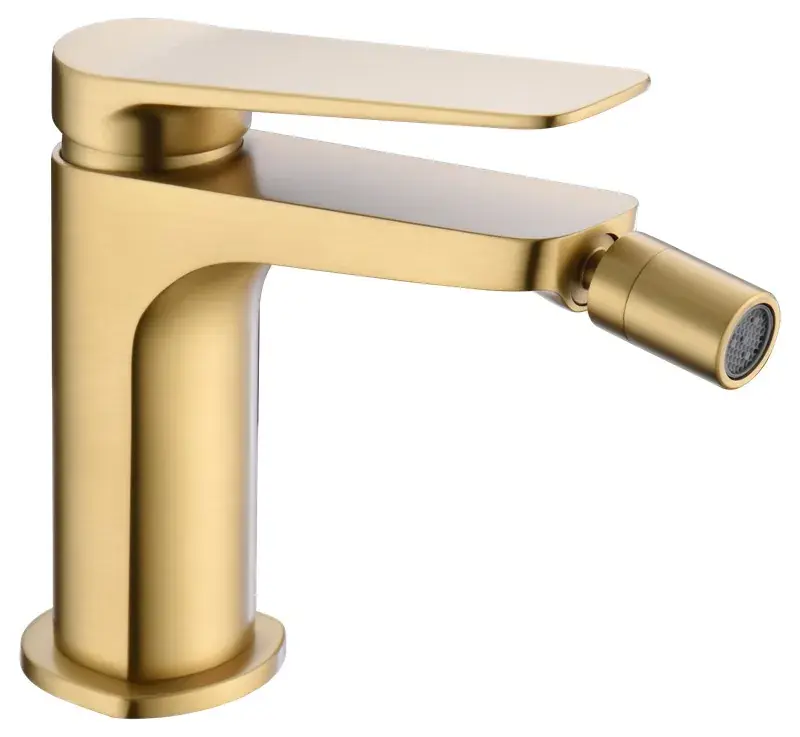 Koop Online Miscelatore monocomando bidet Naples Oro spazzolato BDN047-2OC Imex