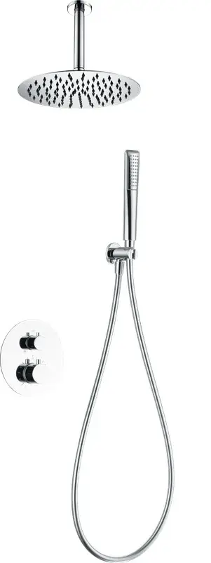Finale Uitverkoop Salerno Set Doccia Termostatico Cromato Incasso GTS060 Imex