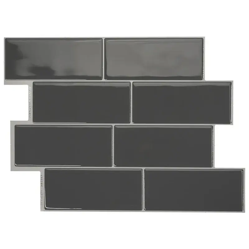 Lage Kosten Piastrella adesiva Grigio Subway 29,36x21,29 cm Confezione da 4 piastrelle Smarttiles