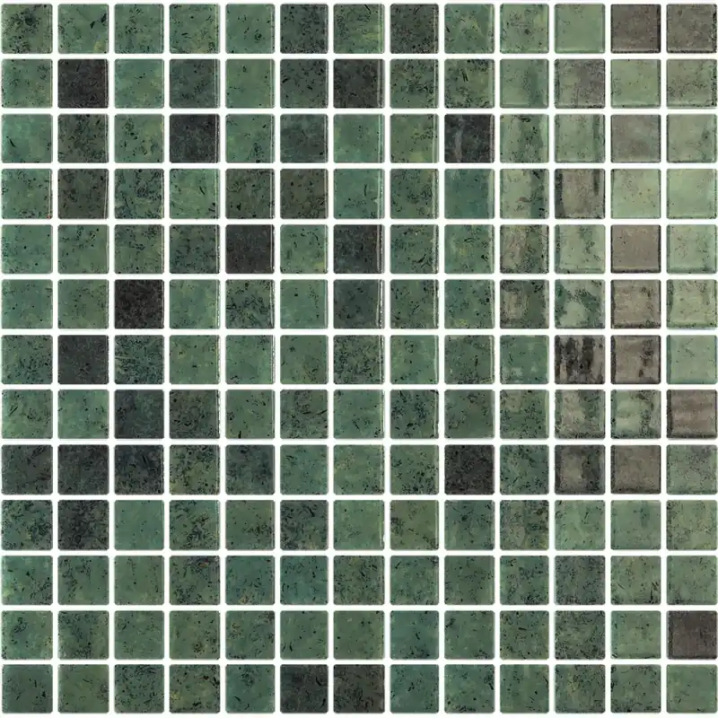 Beste Prijs Scatola di piastrelle Inkfinity Bora Jade Gloss 2,5x2,5 2m2 20 pezzi Togama