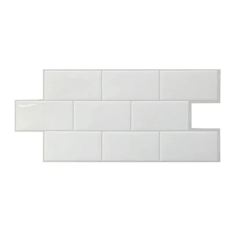 Superprijs Adesivo per piastrelle XL della metropolitana di Chicago 57,30 cm x 27,64 cm Smarttiles CONFEZIONE da 4 pezzi