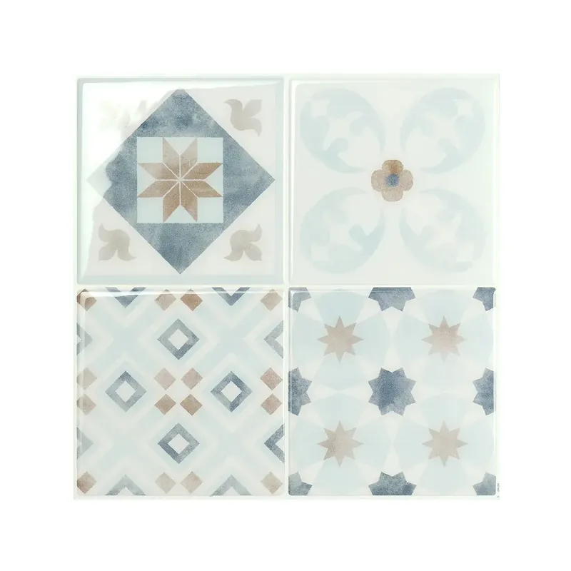 Piastrelle autoadesive Parma Vintage 9" x 9" The Smarttiles CONFEZIONE da 4 pezzi Favoriet