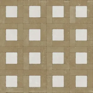 Laatste Kans Scatola in porcellana naturale Zest White Stamp 50x100cm 1,50m2 Aparici