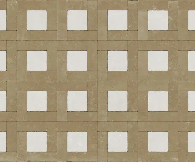 Laatste Kans Scatola in porcellana naturale Zest White Stamp 50x100cm 1,50m2 Aparici