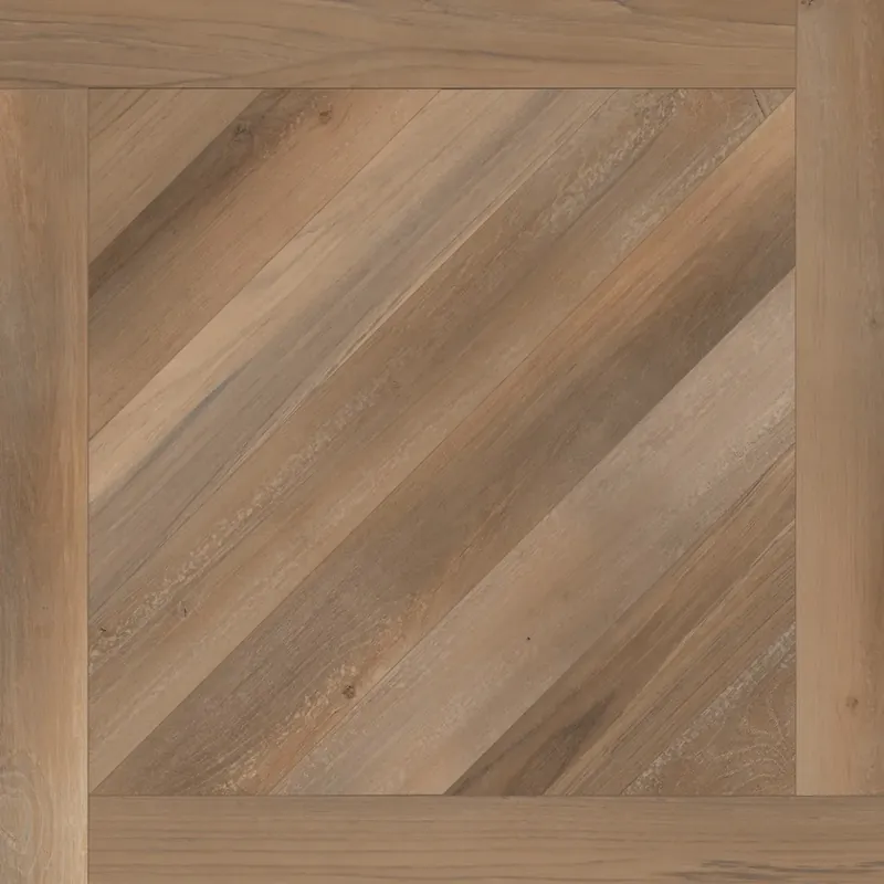 Scatola in porcellana rettificata Canada Oak 80x80 cm 1,28m2 keros Express Levering