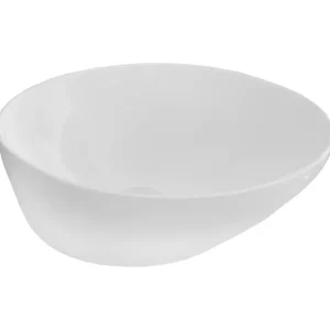 Uitverkoop Lavabo da appoggio in porcellana Saja 46x45x18 cm