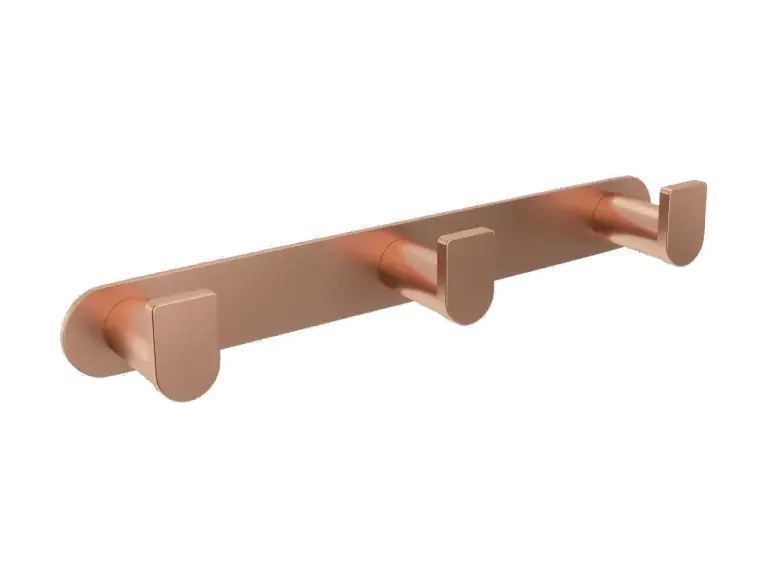 Lage Kosten Practic Percha Triple Oro Rosa Cepillado Medimex