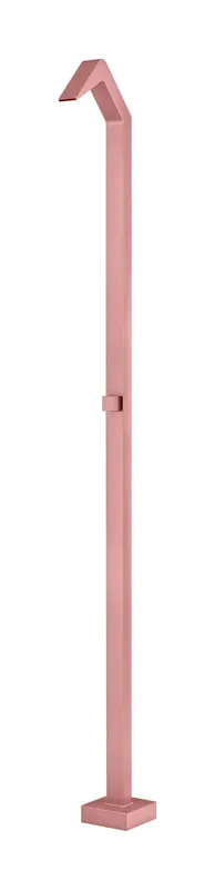 ▷ Ducha exterior Niagara rosa coral S.316 con rociador cascada 60×45 para piscina Must-Have