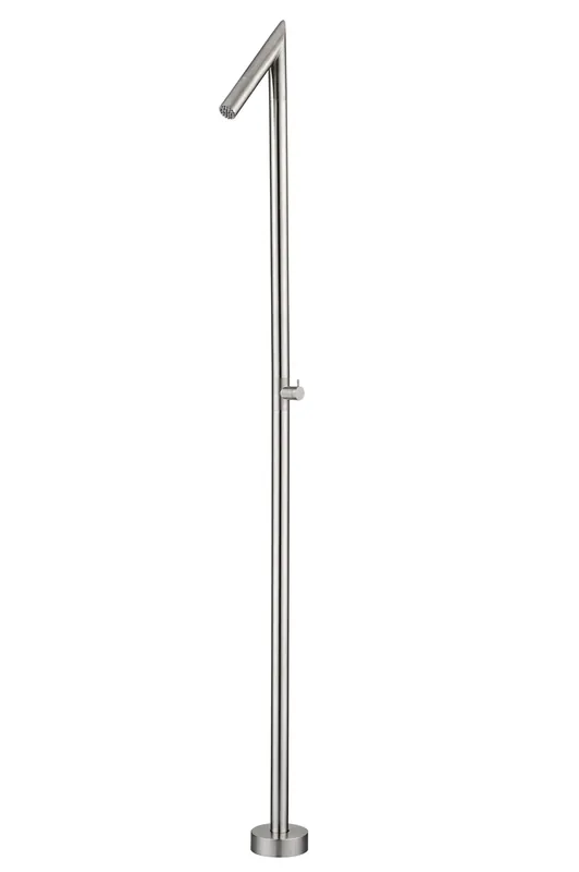 ▷ Ducha exterior Oklahoma S.316 para piscina con rociador tubular 50 mm y base de fijación Koop Vandaag