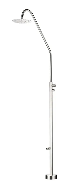 Aanbieding ▷ Ducha exterior Dakota S.316 para piscina con rociador 25 cm y lavapiés (agua fría, 2 salidas)