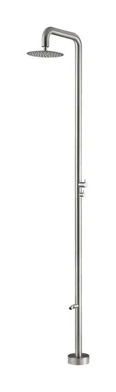▷ Ducha de piscina Michigan S.316 con rociador 25 cm y lavapiés (cuerpo 50 mm) Tijdelijk Beschikbaar