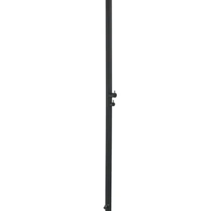 ▷ Ducha de piscina Michigan negro mate S.316 con rociador 25 cm y lavapiés (50 mm) Gratis Retour