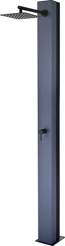 Merkproduct ▷ Ducha exterior Phoenix azul océano S.316 con depósito 38,8 L y rociador 25×25 cm