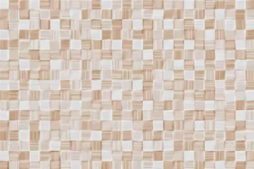 ▷ Azulejo imitación gresite Beige brillo 20x30 pasta roja Ribesalbes Gratis Retour