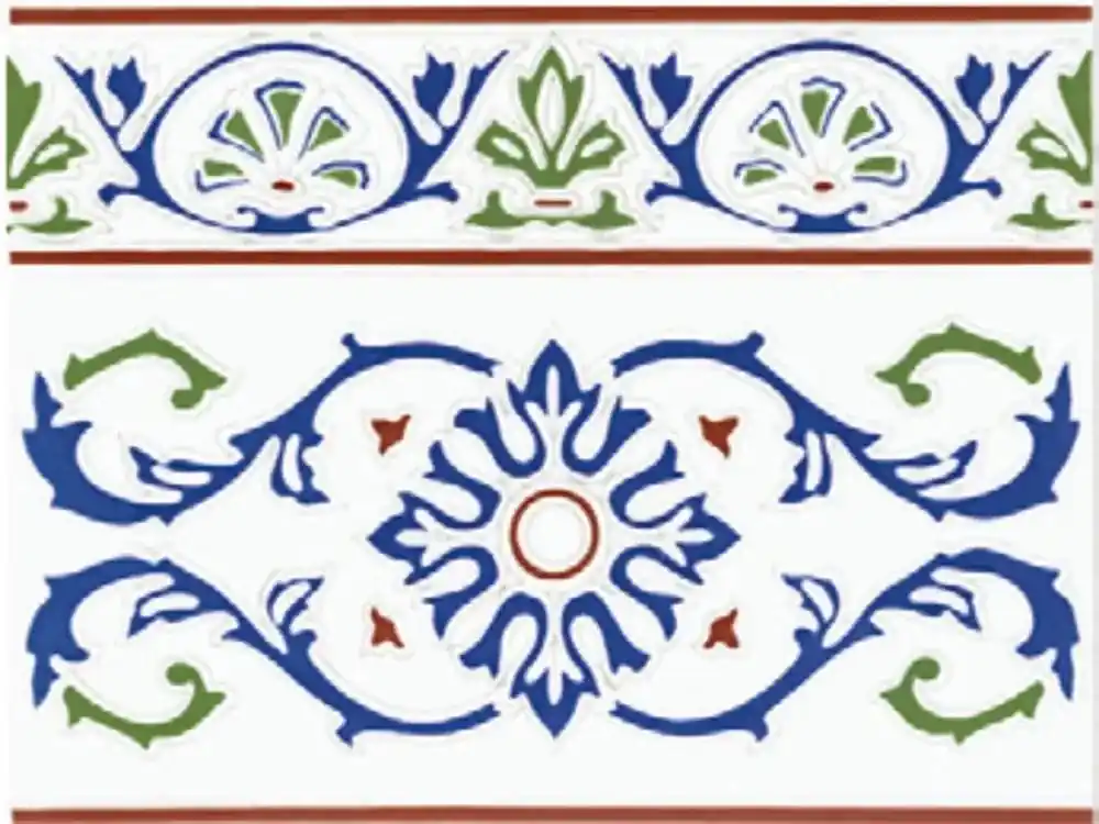 ▷ Cenefa 45 Triana 15x20 Cerámicas Ribesalbes Koop Online