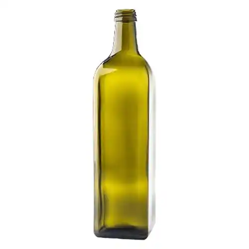 Voordeelprijs 1 Bottiglia in vetro Marasca alleggerita 1000 ml specifica per la conservazione di olio imboccatura tappo a vite non incluso