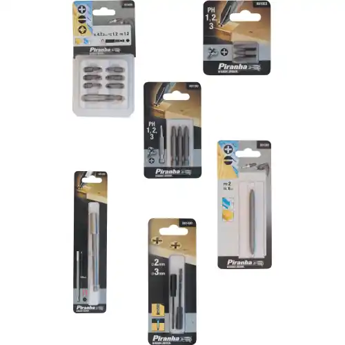 Koop Online 1 confezione piranha X61066 con 3 inserti TORX 25 mm con arresto a molla B&D