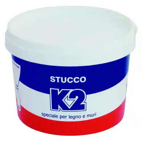 1 kg di K2 stucco riempitivo in pasta a spatola adesivo bianco per rasature Populair
