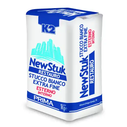 Beperkte Voorraad 1 kg stucco riempitivo Newstuk K2 in polvere extra fine bianco per restauro