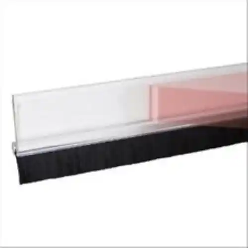 1 mt paraporta paraporte paraspifferi in pvc rigido spazzola trasparente Laatste Kans
