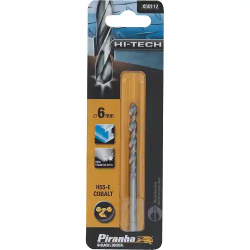 1 Punta al cobalto B&D Piranha hss-e cobalt X50102 per metallo 5 mm punte trapan Lage Kosten