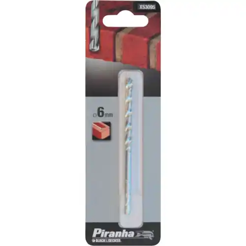 1 punta corta per muratura piranha X53115 B&D Ø 9 mm punte per trapano Premium