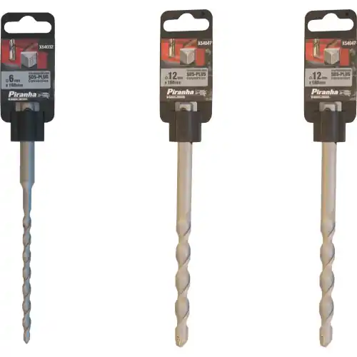 1 punta piranha per calcestruzzo X54037 attacco SDS PLUS mm 160 X Ø 8 B&D Koop Online