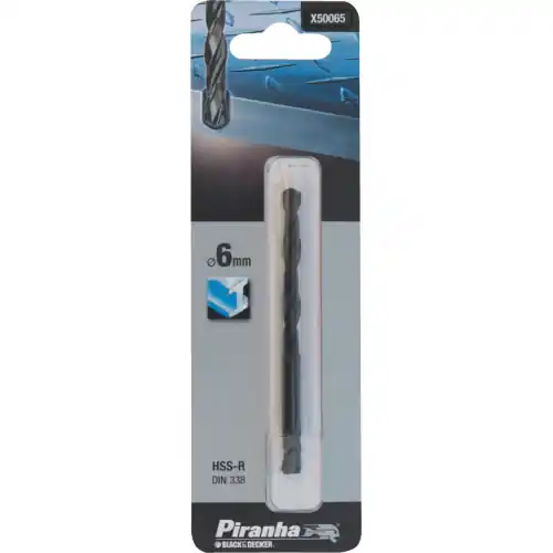 1 pz Punta B&D Piranha hss-r X50065 per metallo 6 mm punte per trapano Betaalbaar
