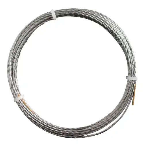 10 mt cavetto fune in acciaio zincato con 18 fili Ø 2 mm fune metallica Superprijs