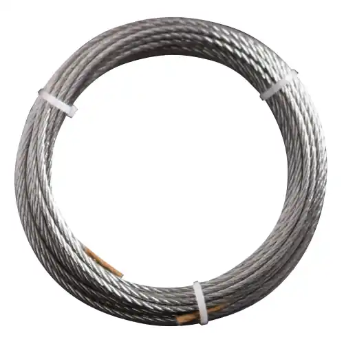 Bestseller 10 mt cavetto fune in acciaio zincato con 54 fili Ø 4 mm fune metallica
