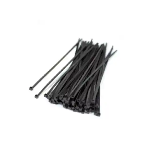 Bestseller 100 fascette di cablaggio in nylon nero 3,5x250 mm fascetta per cavi fili