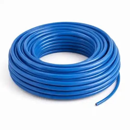 Favoriet 100 mt di cavo elettrico unipolare sezione 1x1,5 mm blu gomma flessibile