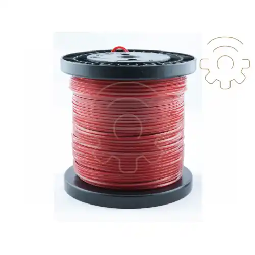 Nu Kopen 100 mt filo di nylon Alumade rosso in bobina per decespugliatore sezione quadrata 4,0 mm made in Italy