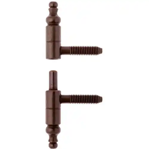 100 pz cerniera anuba barocco acciaio bronzato Ø 11 mm per porte legno Tijdelijk Beschikbaar