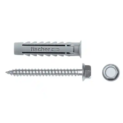 Populair 100 pz Fischer tasselli SX 10 BM tassello ad espansione nylon con vite