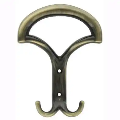 12 pz appendiabiti art 1080 metallo bronzo attaccapanni 108x145 mm Populair