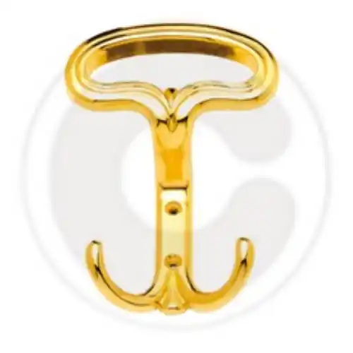 Weekendaanbieding 12 pz appendiabiti art 2388 zama oro lucido attaccapanni 96x138 mm