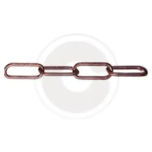 15 mt catena fune filo tondo per lampadari fari esterno 3,7 mm bronzata Nu Kopen