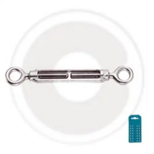 Direct Beschikbaar 2 pz di tenditore a due occhioli mm 10 in acciaio zincato per fune di acciaio