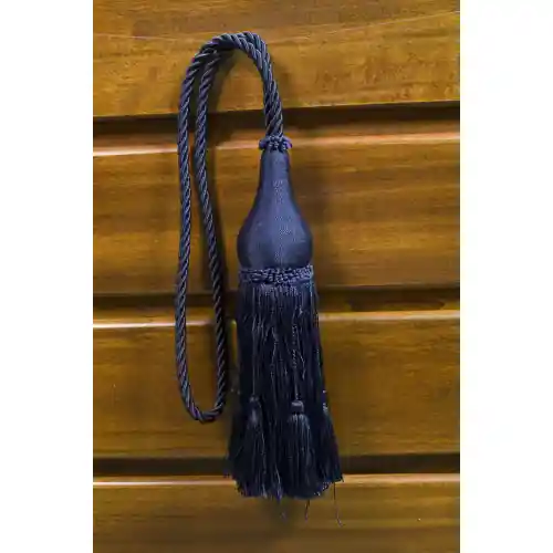 2 pz embrasse in cotone per tenda Shantou 25 cm blu tende tendaggio Korting