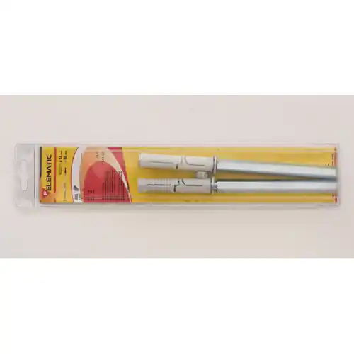 2 pz tasselli EMS Elematic Ø 14x14x120 mm tassello per mensola Aanbieding
