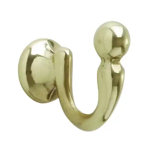 Express Levering 25 ganci mod Sfera per tende oro lucido 50x40 mm gancio supporto