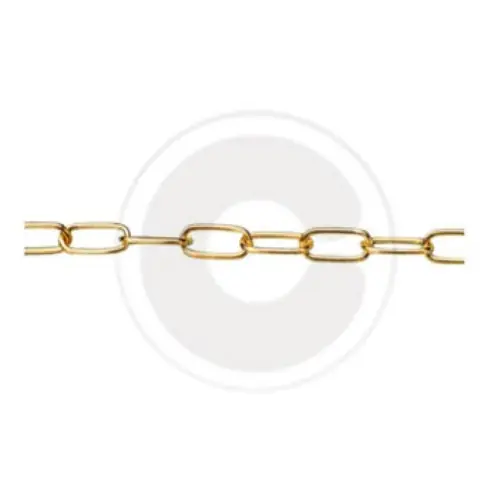 25 mtl catena genovese in acciaio nichelato tondo gr 14 Ø 2,2 mm fune Dagaanbieding
