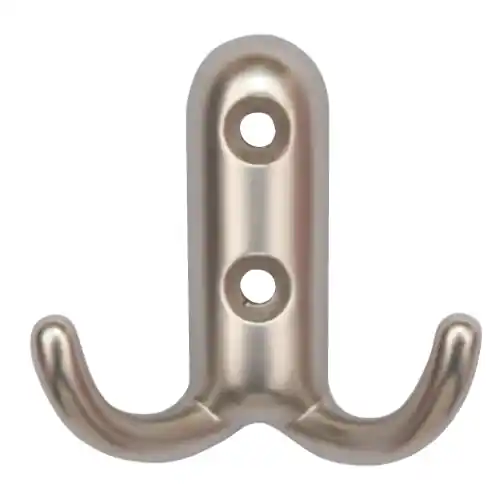 25 pz appendiabiti 2 ganci metallo bronzo sfumato 45x45 mm attaccapanni Alleen Vandaag